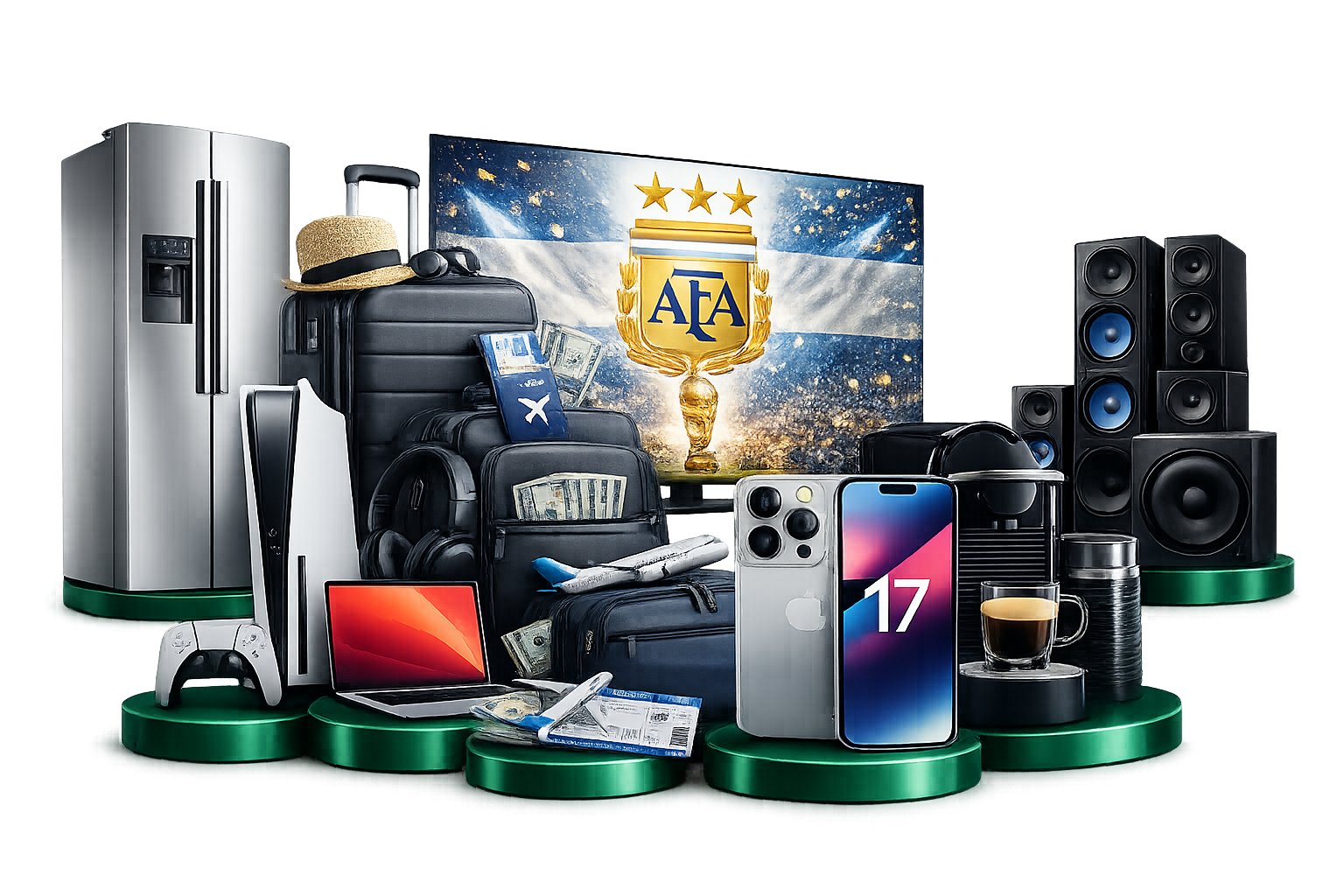 Premios sorteo BoomBet